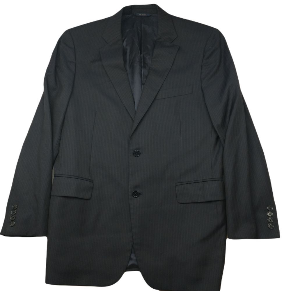 Brooks Brothers Blazer Mens 42L Blue Wool Madison Trabaldo Togna 2 Button Jacket